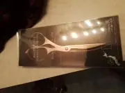 NAKABAYASHI Stationery Hikigiri Slim Scissors for チタンコート, Champagne Gold