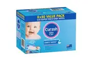 Curash Simply Water Wipes 640 Count