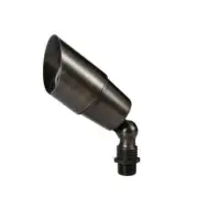 Low Voltage Brass Outdoor LED Landscape Light Spot Lighting w/Ground Spike