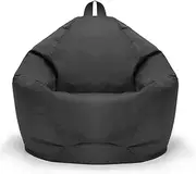 Waterproof Bean Bag（No Fillers ） Bean Bag Chair, Bean Bag Sofa,Waterproof Lazy Sofa Cover Garden Bean Bag Chair Cover Outdoor Indoor Waterproof Unlined Unfilled Recliner Bag(Dark Gray)