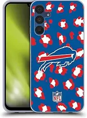 Head Case Designs Officially Licensed NFL Leopard Animal Print Buffalo Bills Art Gel Case [Military Grade Protection] Compatible with Samsung Galaxy A15