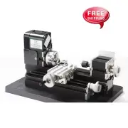 24W Mini Small Metal Lathe Machine Saw Combined Motorized Tool 12VDC/2A