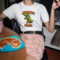 在飛比找蝦皮商城優惠-JURASSIC PIZZA 中性短袖T恤 6色 侏儸紀公園