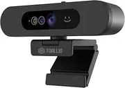 TOALLIN 1080P Webcam for Windows Hello Face Login, Facial Recognition IR Camera & Windows Hello Compatible Webcam, Computer Camera, Wide Angle View USB Webcam with Privacy Cover