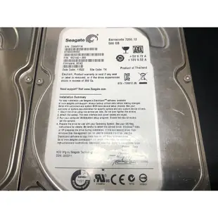 【二手良品Seagate HITACHI 3.5吋 內接硬碟 外接硬碟 Sata介面 500G