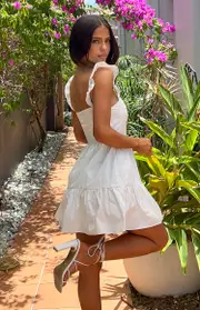 Adair White Mini Dress