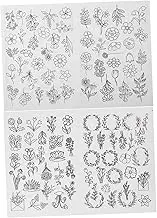 Holibanna 2Pcs Water Soluble Embroidery Stabilizer for Hand Sewing Versatile Dissolving Templates for DIY Craft Projects and Custom Lettering