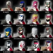 Wrestling Mask Santo Blue Demon Gran Markus Angel Blanco Gallo Tapado Kemonito