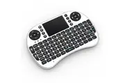 Raspberry Pi Mini Wireless Rechargeable Keyboard With Touchpad Mouse (White)