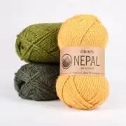 DROPS Nepal, Wool yarn, Knitting yarn, Aran weight yarn, Worsted yarn, Soft yarn