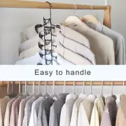 Clothes Hanger Organizer Eva Sponge Hangers 5-in-1 Multi-layer Clothing