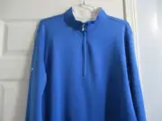 NWT HEAD GOLF 1/4 ZIP PULLOVER LARGE ROYAL BLUE