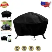 Heavy-Duty 48-Inch Round Outdoor Fire Pit Cover – Water and UV Resistant