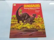 1973 Whitman Dinosaurs Prehistoric Wonders Of The World Sticker Book Unused L3