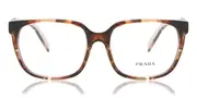 Prada PR 17ZVF Asian Fit 07R1O1 Women’s Glasses Tortoiseshell Size 55 - Private Health Rebate - Blue Light Block Available