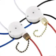 Ceiling Fan Switch Kit ZE-208S E89885 3 Speed 4 Wire Pull Chain, Ceiling Fan Parts, Switch Speed Co Gold Copper