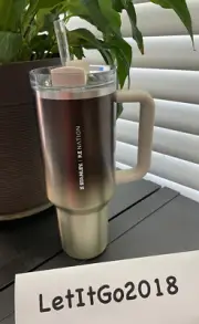 New STANLEY x P.E. NATION 40oz Quencher H2.0 Tumbler Taupe/Cream - Australia