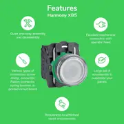 Schneider Electric XB5RFB01 Energy sensor PACK XB5R 22MM TRANSMITTER NO PROGRAMMAB