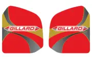 OTK 8.5L Fuel Tank Decals - Gillard (Genuine OTK Decals)