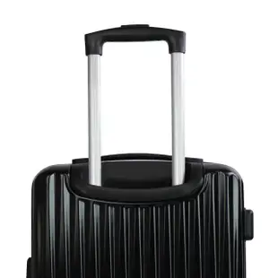 【DISEGNO】20吋時光慢旅拉鍊旅行行李箱-黑色