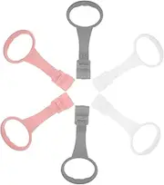 Baby Cot Hanging Rings 6pcs Crib Hand Pull Rings Safe Reliable Pull up Hoop for Toddlers Learning to Stand Motor Skills Improvement