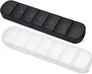 Weekly Medication Dispenser Pcs Sealed Organizer Daily Pill Case Storage Slim Lightweight