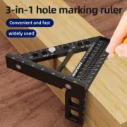 3D Multi-Angle Measuring Ruler Square Protractor Hole Positioning T-Type Scriber
