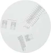 Acrylic Pickup Disc Phonograph Turntable Mat Phono Adjustment Tool White for Turntable Parts