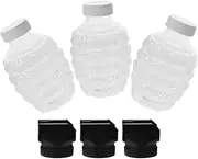 Toyvian 3 Sets Plastic Bottles-Bul-Le-Ts Refill Pineapple Bottle Funnel Pineapple Bottles Kids Shooter Game Accessories for Gel