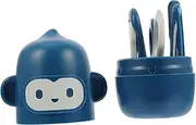 Abaodam Infant Nail Clippers Set 4-in-1 Baby Nail Care Kit Tweezers Abs Stainless Steel Safe for Newborns