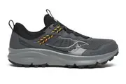 Saucony Mens Excursion TR 17 GoreTex Waterproof Shoes Runners Sneakers in Shadow/Black