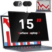ZOEGAA Magnetic Privacy Film Surface Laptop for 15 Inch Microsoft Surface Laptop 7 (2024), Removable Privacy Film Microsoft Surface Laptop, Anti-Glare Anti-Blue Light Privacy Screen Surface Laptop