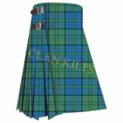 Scottish Handmade Traditional Lockhart Ancient 8-yard Tartan Kilt For Men