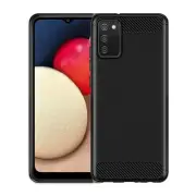 High Grade Carbon Fiber Soft SlimTPU Case f Verizon Samsung Galaxy A02s SM-A025V