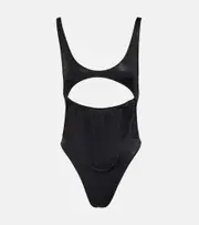 [Mugler] Mugler Cutout swimsuit AU 14 black