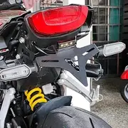 Motorbike For Honda CB650R CBR650R CB CBR 650 R 2021 2022 2023 Rear Fender Registration Bracket License Plate Holder Frame w/LED light Tail Tidy