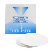 Eisco Labs Premium Filter Paper, 15cm, Pack of 100
