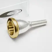 Genuine Curry 124D 24K Gold Rim & Cup Tuba/Sousaphone Mouthpiece NEW