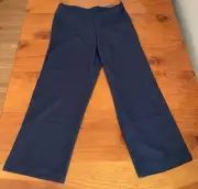 Alfred Dunner 12 Proportioned Short-Pull On Pants-Blue -Pockets-Classic Fit-NWT