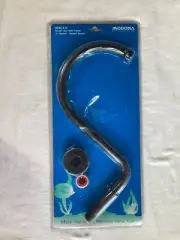 Modona “S” Shaped Gooseneck Rain Shower Arm w/ Flange, Rubbed Bronze, Sealed
