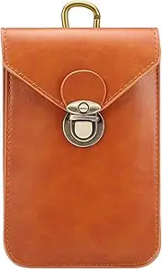 Case Cover Holster Leather Holster with Belt Loop Case Compatible with Samsung Galaxy Note 10+, Note 10 Lite, S10 Lite,S10, S10 Plus, J4+,S9+,S8+, S7edge+, Compatible with Man Holster Pouch Case, Carr