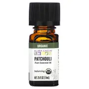 Aura Cacia, Pure Essential Oil, Organic Patchouli, 0.25 fl oz (7.4 ml)
