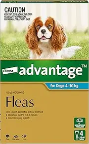 Advantage Fleas for Dogs 4 - 10kg - 4 Pack