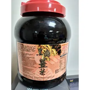 【泰泰雜貨舖】鴻粟 黑糖薑茶調味糖漿(4kg/瓶)~冰品,茶,咖啡.冬天熱飲(未稅價)  超商取貨每筆訂單限1桶