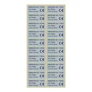 Nice Portable Sticker For BAFANG 36V 250W 45x23mm 48V 750W Silver 20* 20pcs