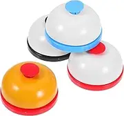 4pcs Handheld Bell Classroom Interactive Answer Game Props for Boys and Girls Educational