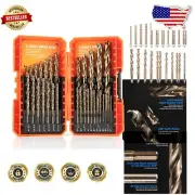 M35 Cobalt Steel Drill Bit Set (31pcs) for Enhanced Durability and Performance