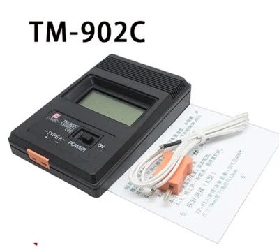 TM-902C Digital LCD K Type Thermometer Meter Single Input + Thermocouple Probe