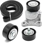 Saihisday 90K-39053 Complete Serpentine Belt Drive Assembly Kit 1 Set Replacement for Chrysler 5061015K1 90K39053