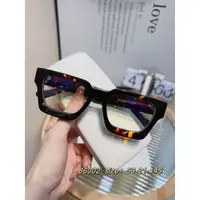 在飛比找蝦皮商城精選優惠-新款86002個性復古板材眼鏡框時尚男女款眼鏡架方形大框眼鏡